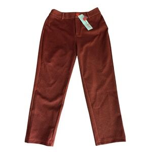 NWT Tailor & Twirl Retro High Waist Luisa Pant Sz Large Cropped Ankle Rockabilly